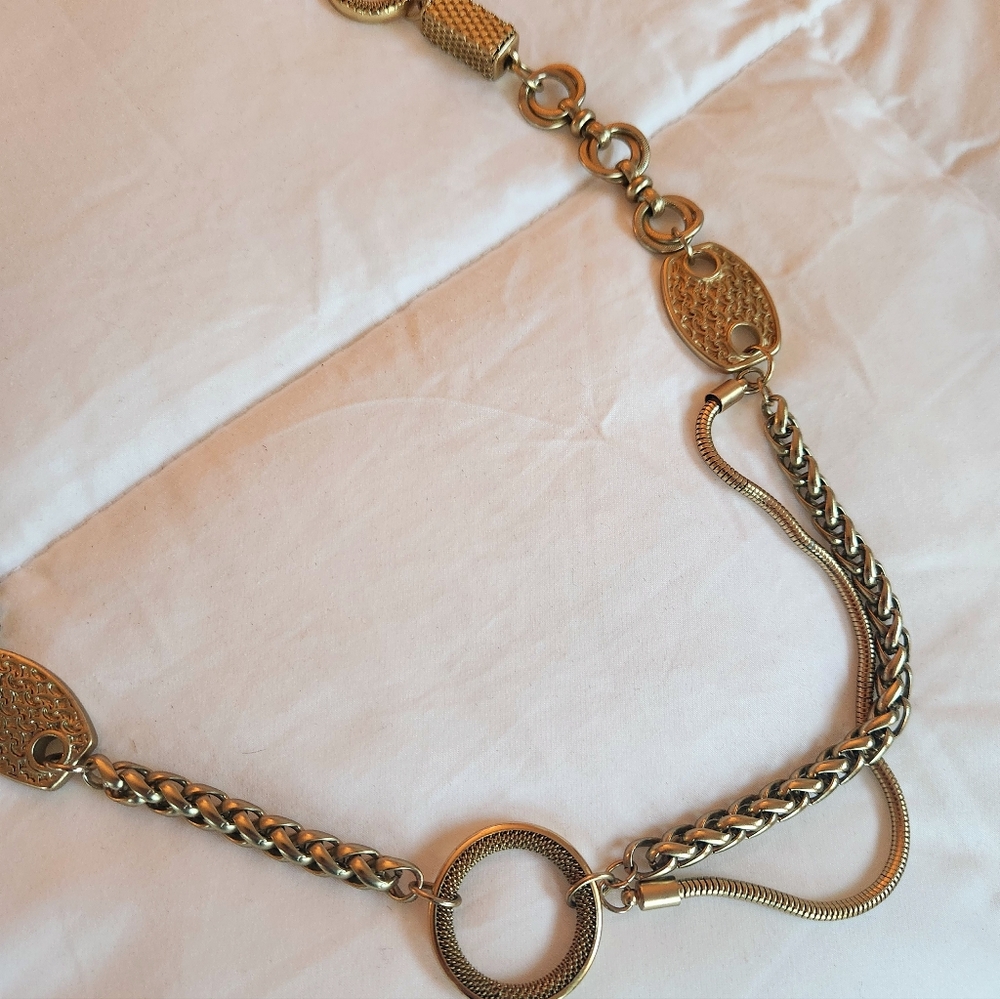 Chico's Long Goldtone Necklace